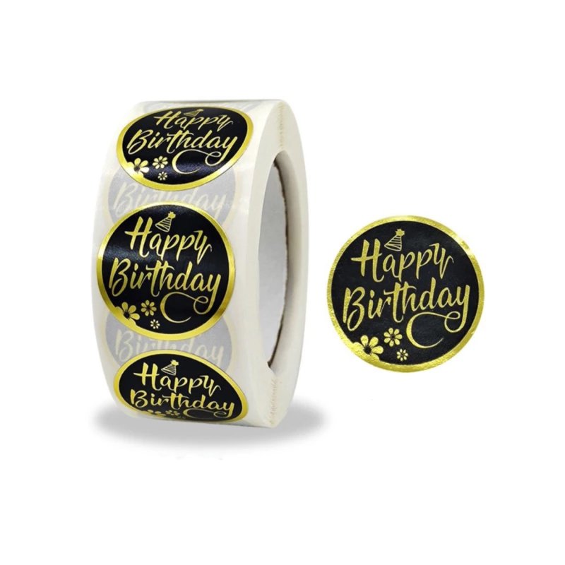 Happy Birthday – 500 Pieces each roll – CDH15