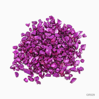 Glass Metallic Resin Stones