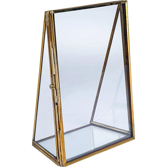Vintage Glass Tabletop Photo Frame - 1pcs
