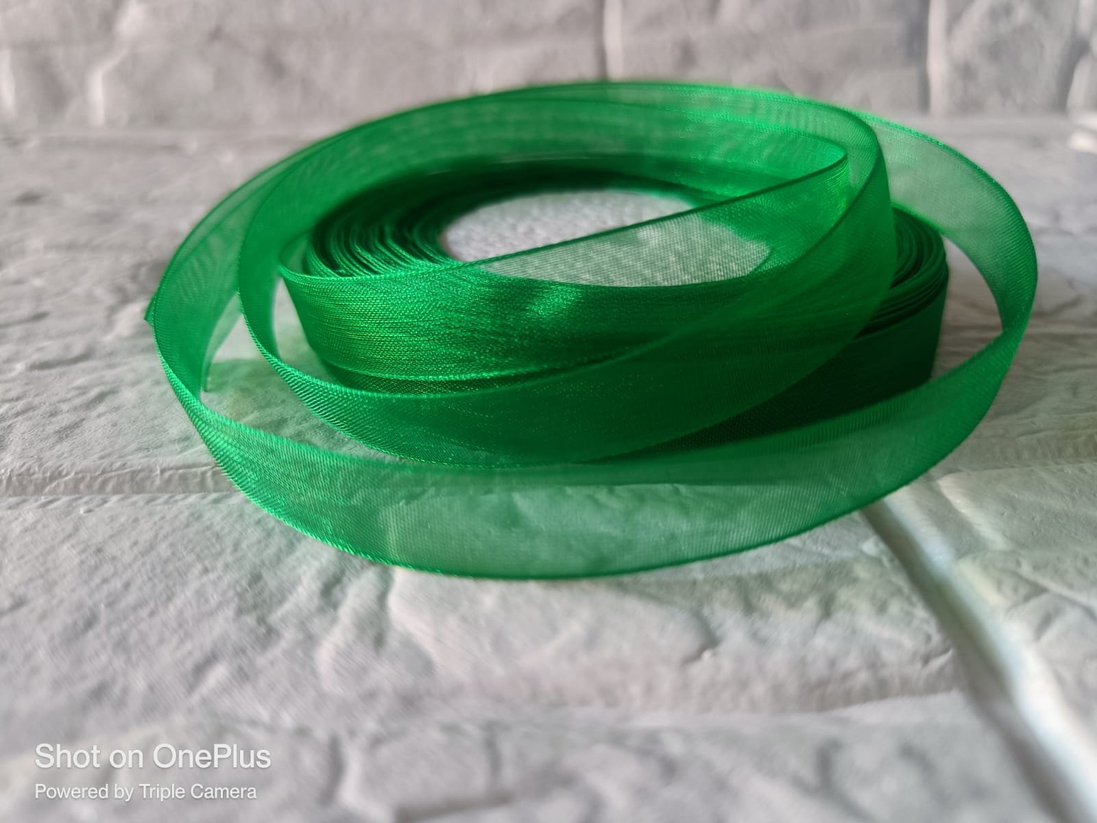 Dark Green Organza Ribbon – 1/2 inch