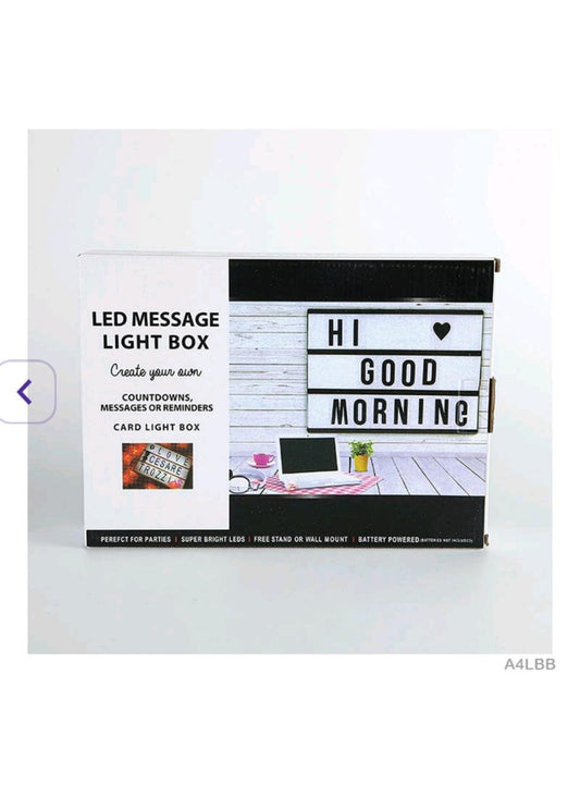 A4 LED Light Box- Black