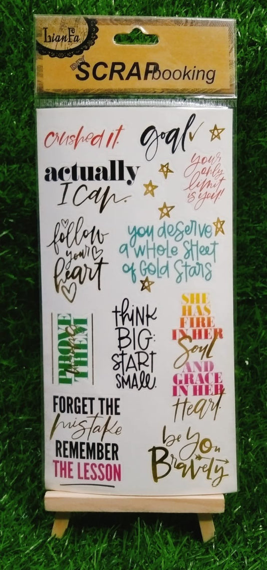 Gold foil Sticker - 15