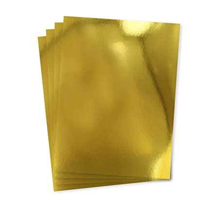 Golden Mirror Cardstock A4 - Combo (FreeShipping)