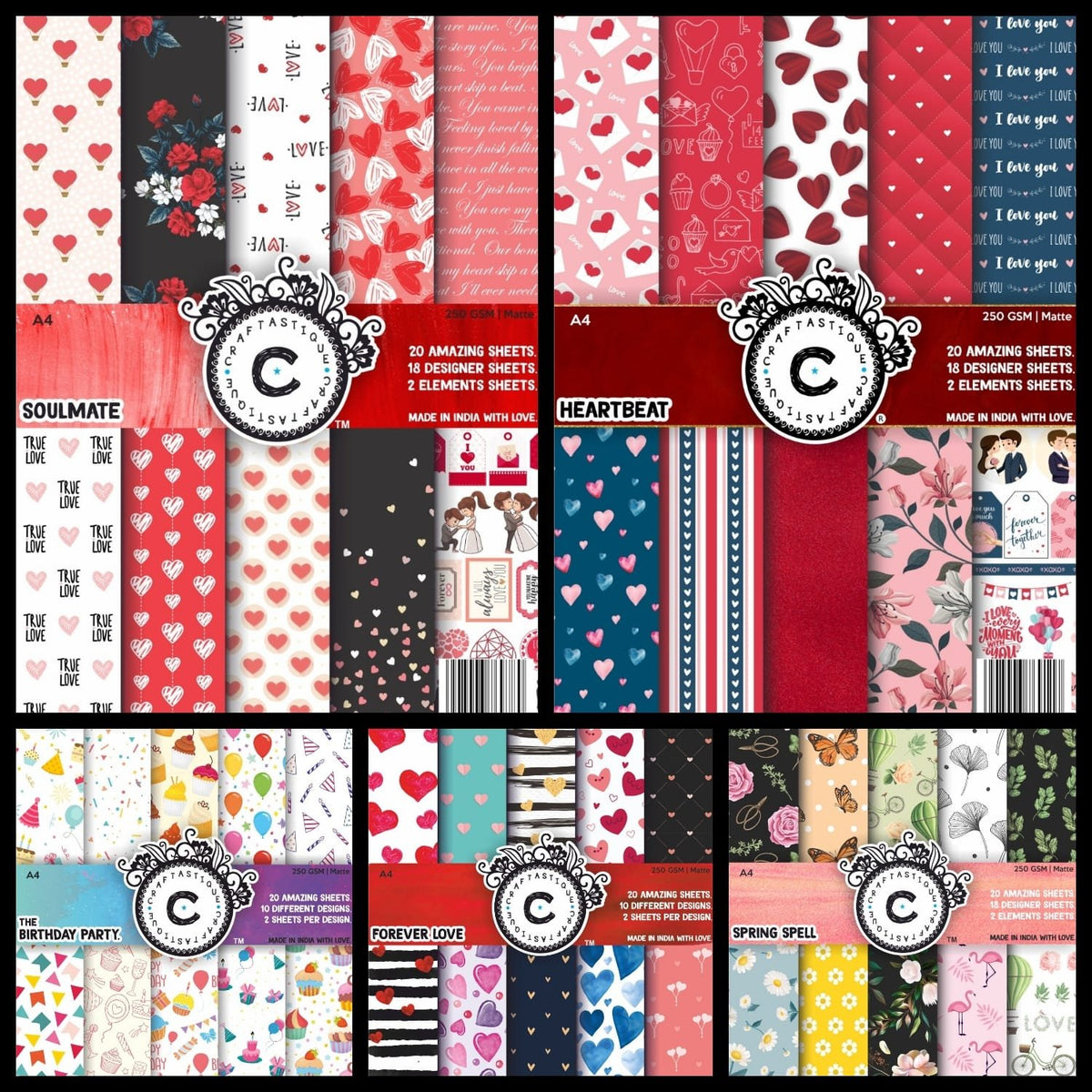 A4 Paperpack Combo - (Free Shipping)