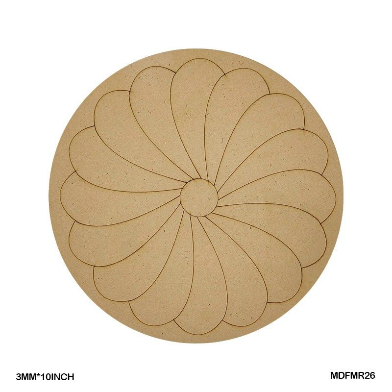 MDF Cutout Mandala Engrave (MDFMR26) – 10inch