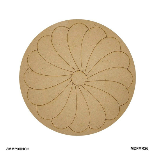 MDF Cutout Mandala Engrave (MDFMR26) – 10inch