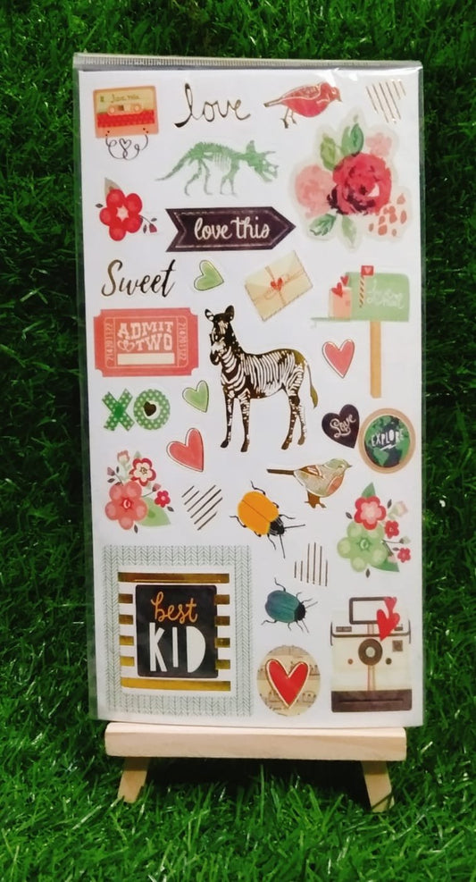 Gold foil Sticker - 16