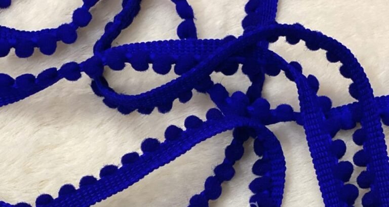 PomPom Lace - 1 mtr - Dark Blue