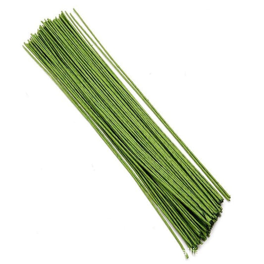 Thin Paper Coated Light Green Stem Wire (Gauge Wire) 1mm - 100Gram