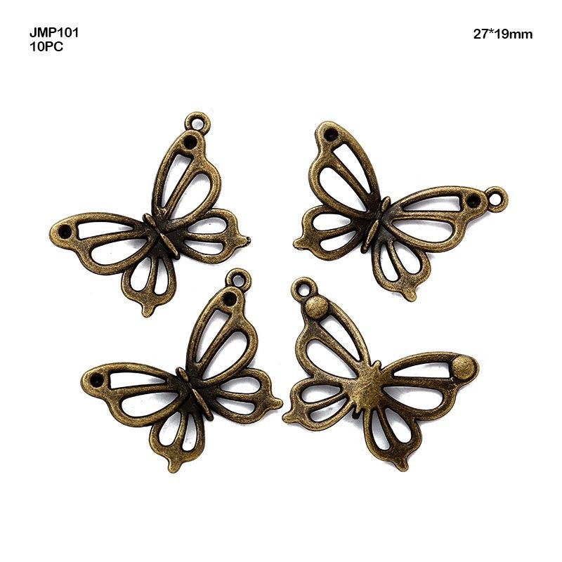 Butterfly Pendants Copper (JMP101) - 10pc