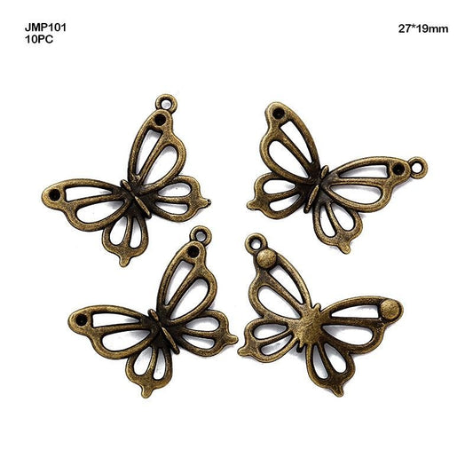 Butterfly Pendants Copper (JMP101) - 10pc