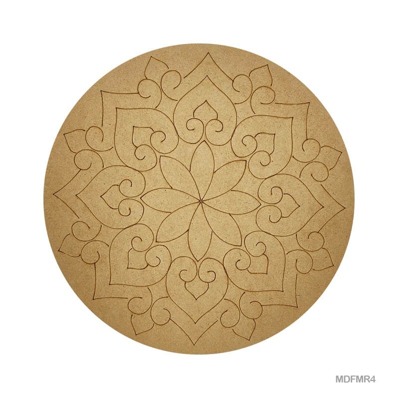 MDF Cutout Mandala Engrave (MDFMR4) – 10inch