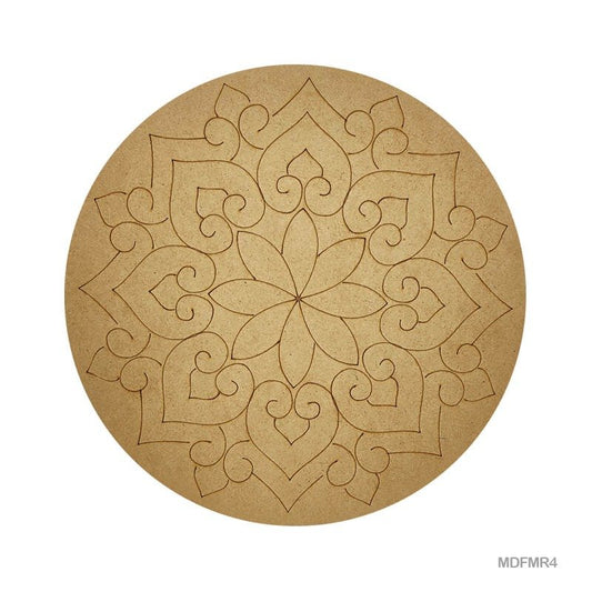 MDF Cutout Mandala Engrave (MDFMR4) – 10inch