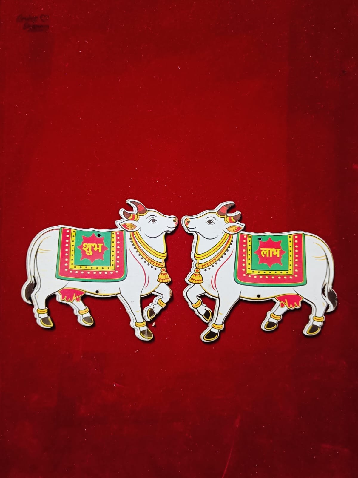 MDF Cow Cut Out 4inch - 1pair