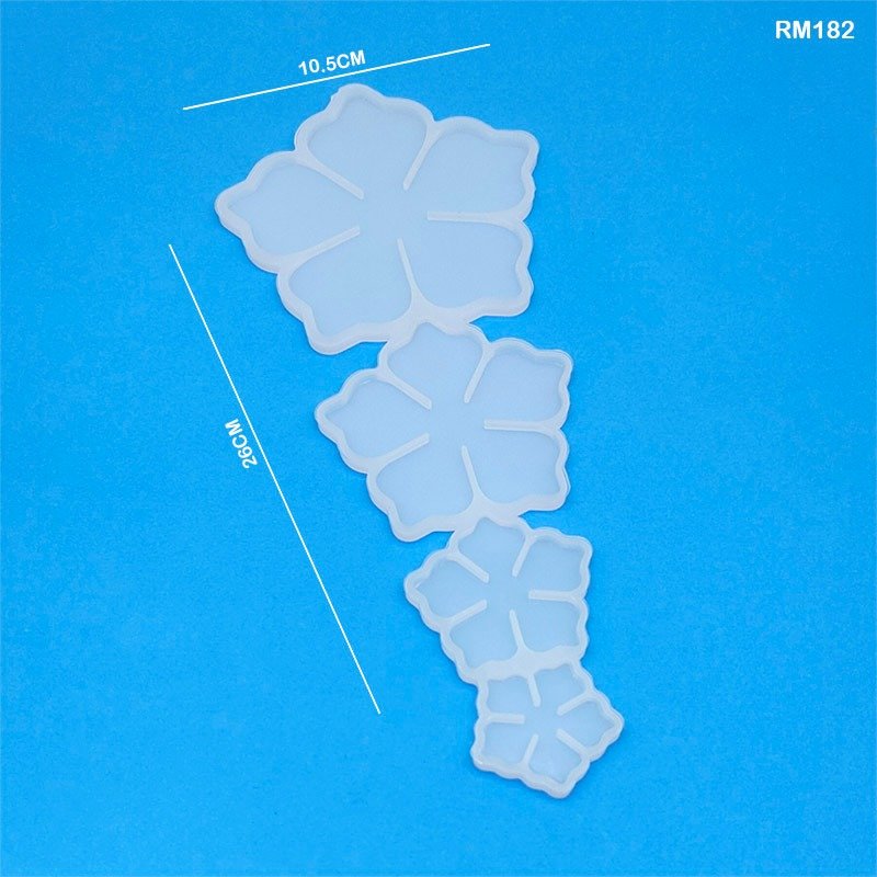 3D 4 Cavity 5 Kali Flower Mould (47126)