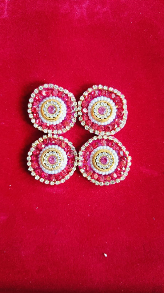 Pink Evil Eye Buti - 10pc