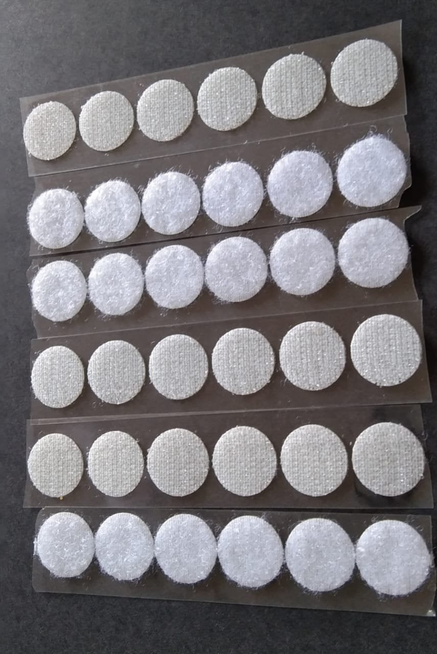 Velcro- 19 mm- 18 pieces- Big size