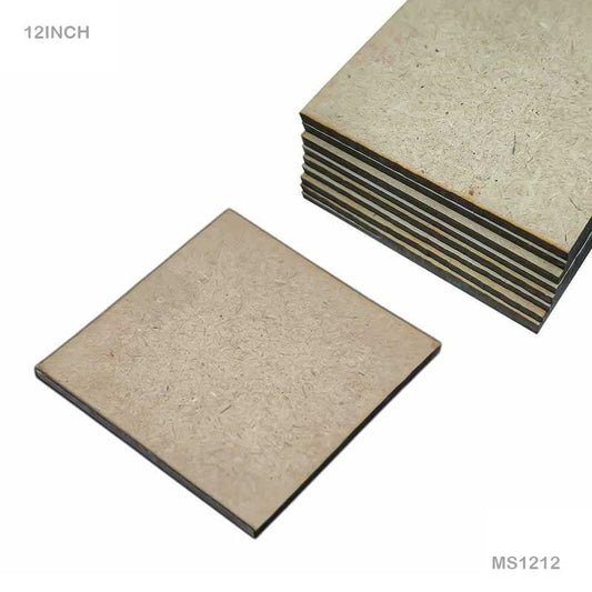 MDF Square 12*12inch (MS1212) - 2Pcs