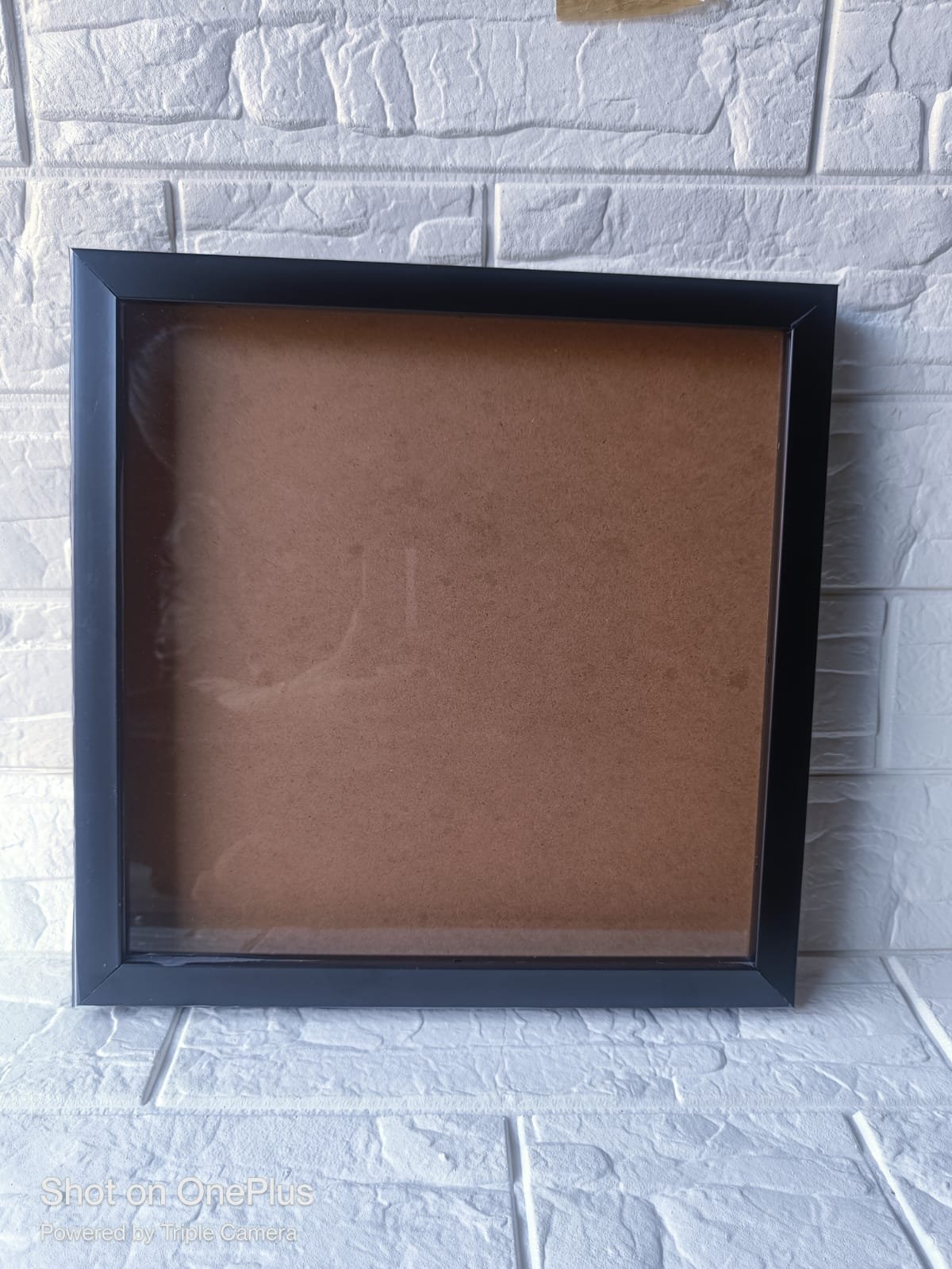 Shadow Glass Frame – 12*12 inch (Black)