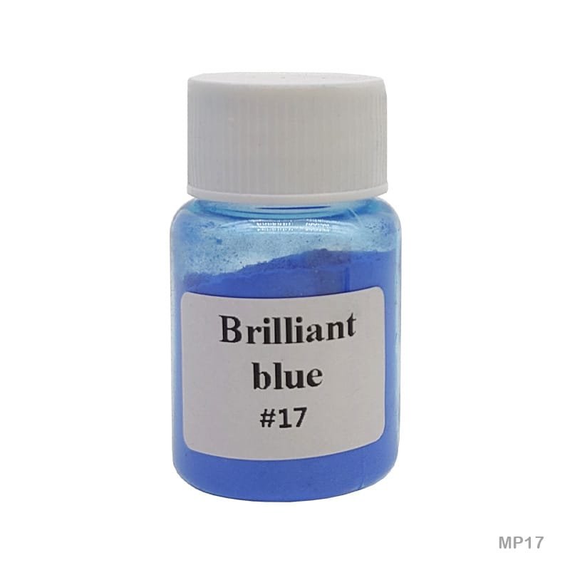Mica Pearl Powder (MP17) - Brilliant Blue