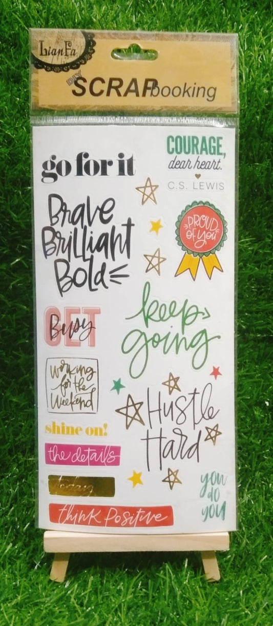 Gold foil Sticker - 19