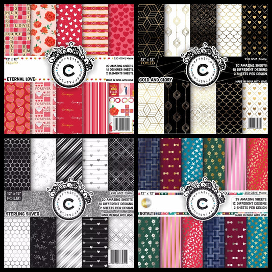 Paper Pack 12*12" Combo - Free Shipping