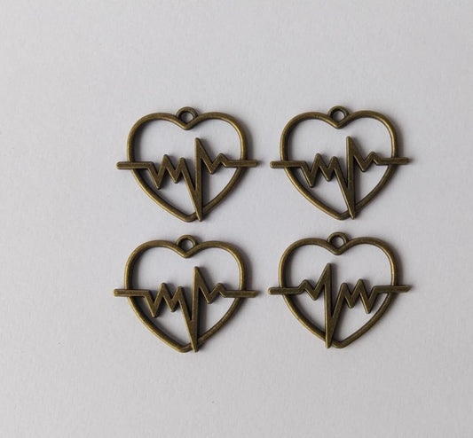 Heartbeat Charms