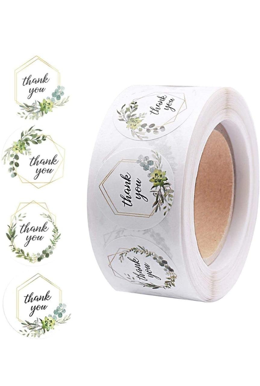 Thank You Sticker – 500 Pieces each roll