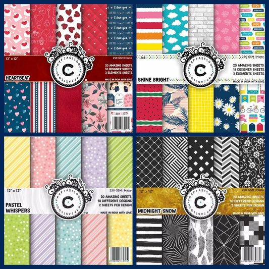 Paper Pack 12*12" Combo - Free Shipping