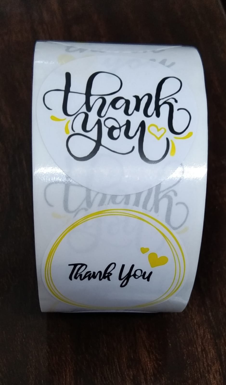 Thank You Sticker – 500 Pieces each roll