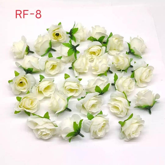 Cream Yellow Artificial Flower-10pc/Pack