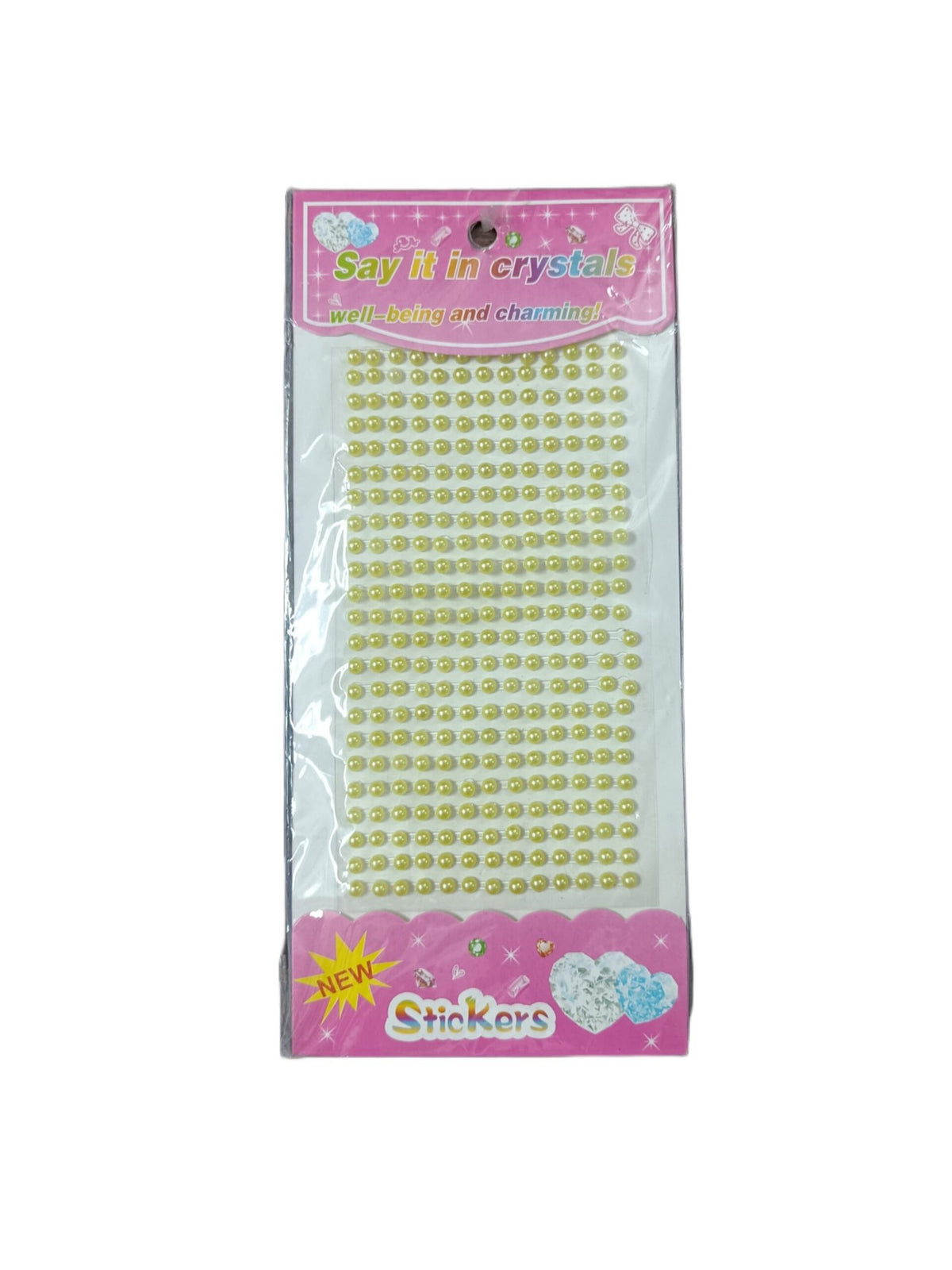 Yellow Pearl Sticker - 1pc
