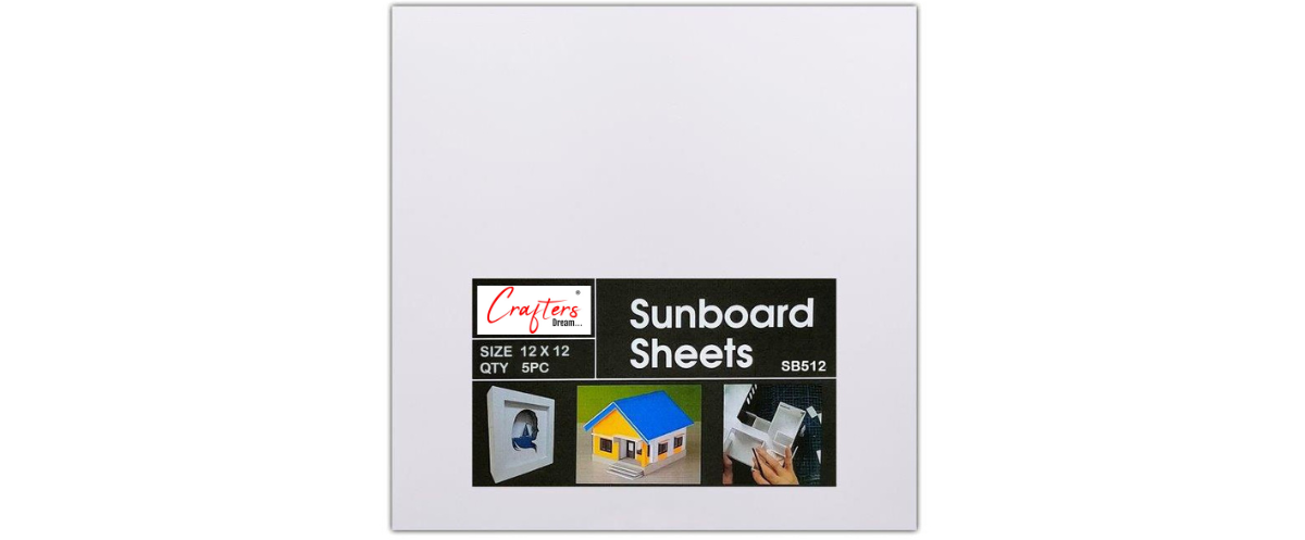 Sunboard/ Foam Board (Shirt Box) - 12*12"(5Pcs)