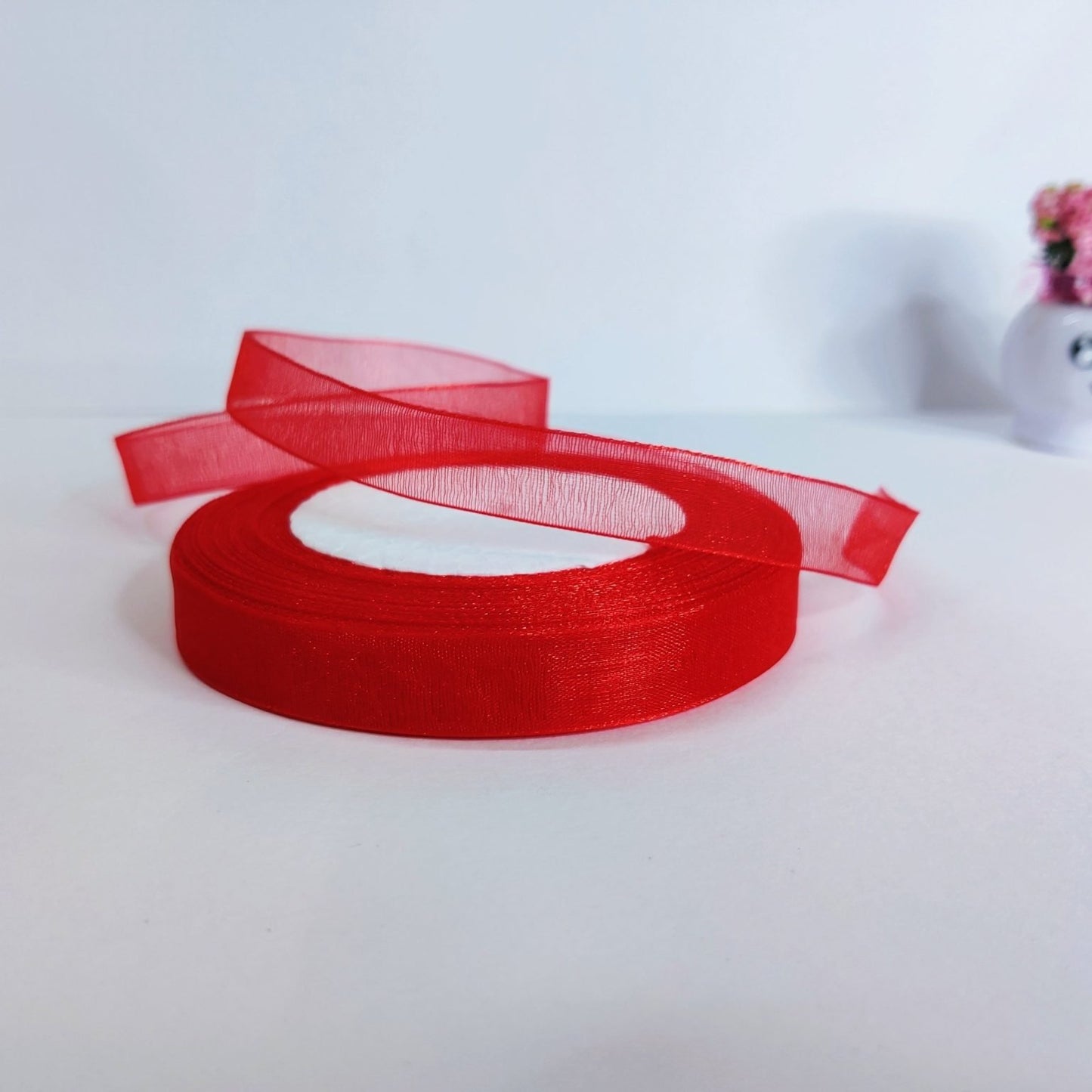 Red Organza Ribbon – 1/2inch