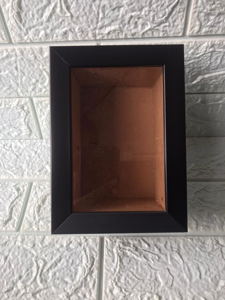 Shadow Box Glass Frame – 4*6 inch (Black)