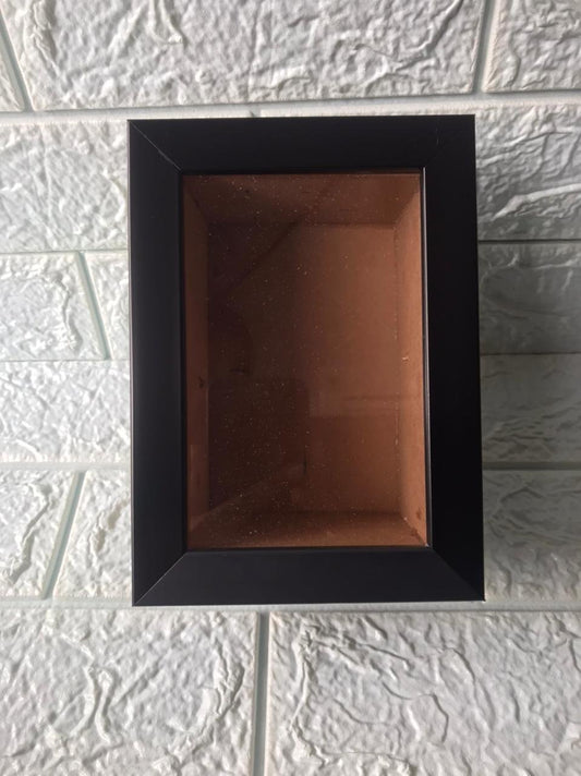 Shadow Box Glass Frame – 4*6 inch (Black)