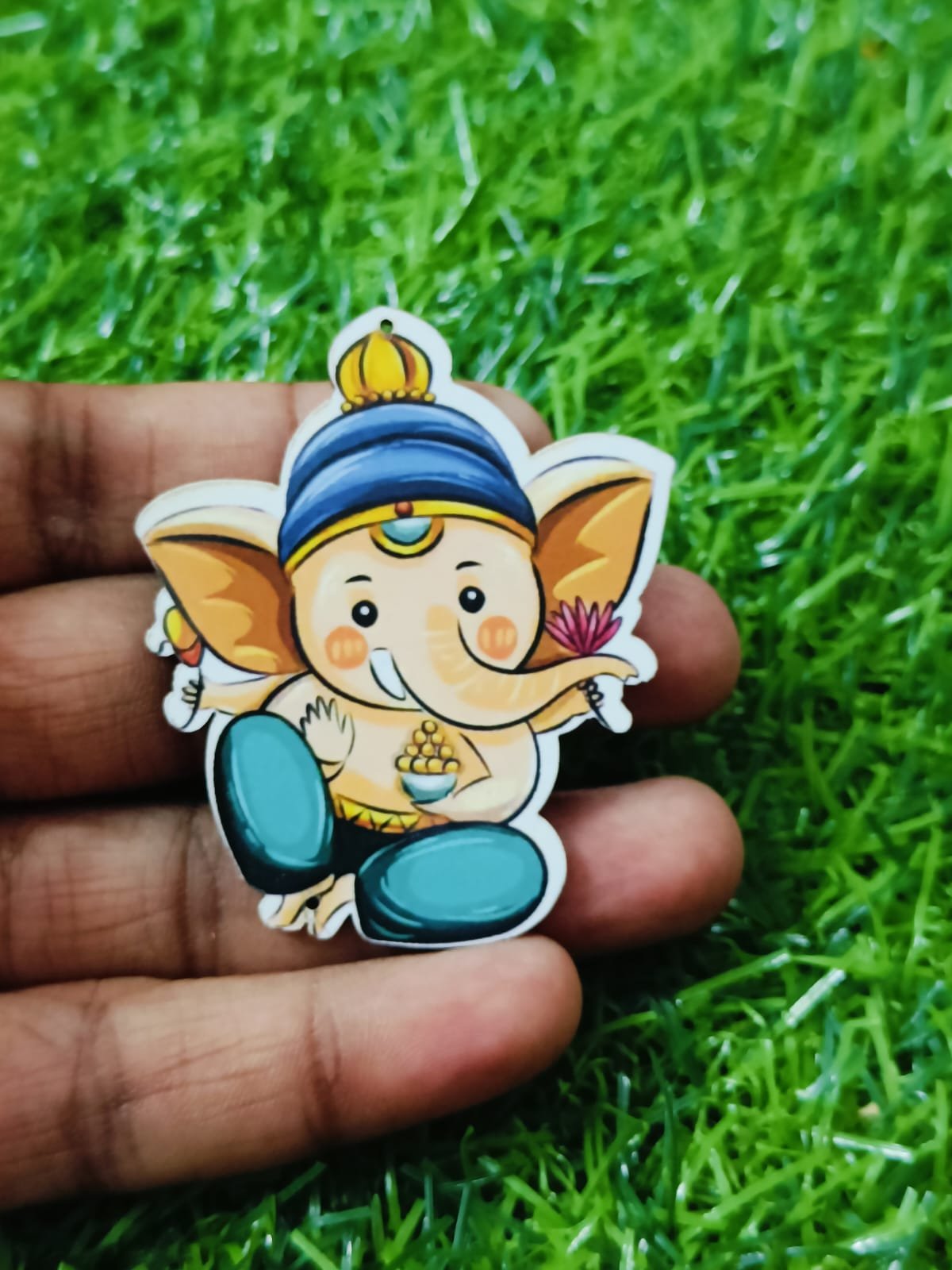 Little Ganeshji MDF Cut Out (2inch) - 5pc