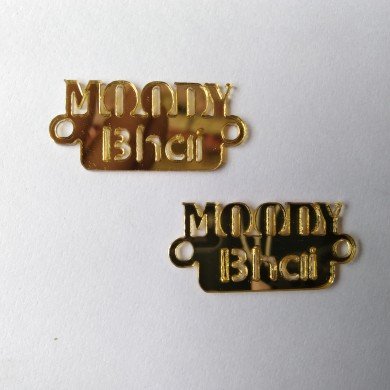 Acrylic Rakhi - Moody Bhai