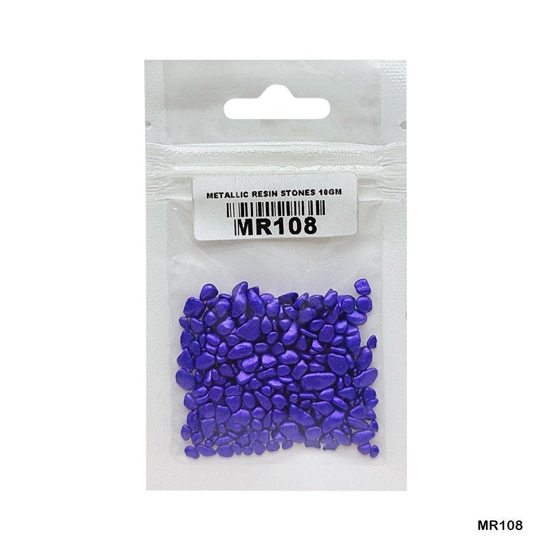 Metallic Resin Stones - 10gm (MR108)