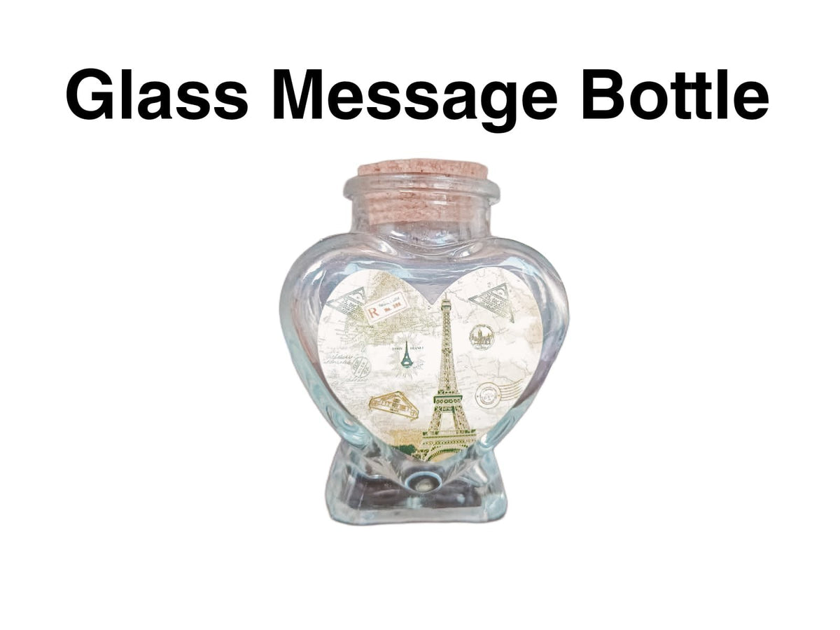 Glass Message Bottle - (1pc)
