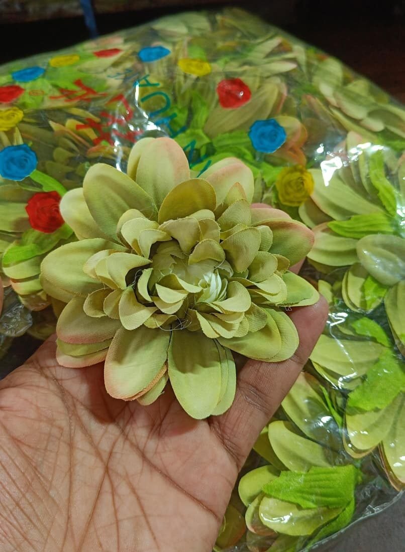 Artificial Soft Dahlias Flower 4inch