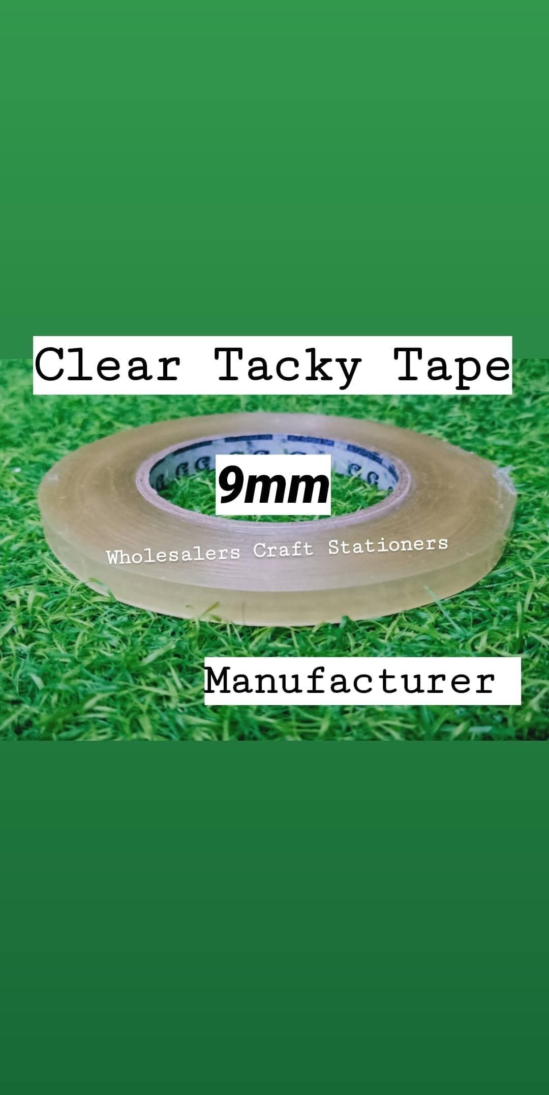 Clear Tacky Tape - 9mm
