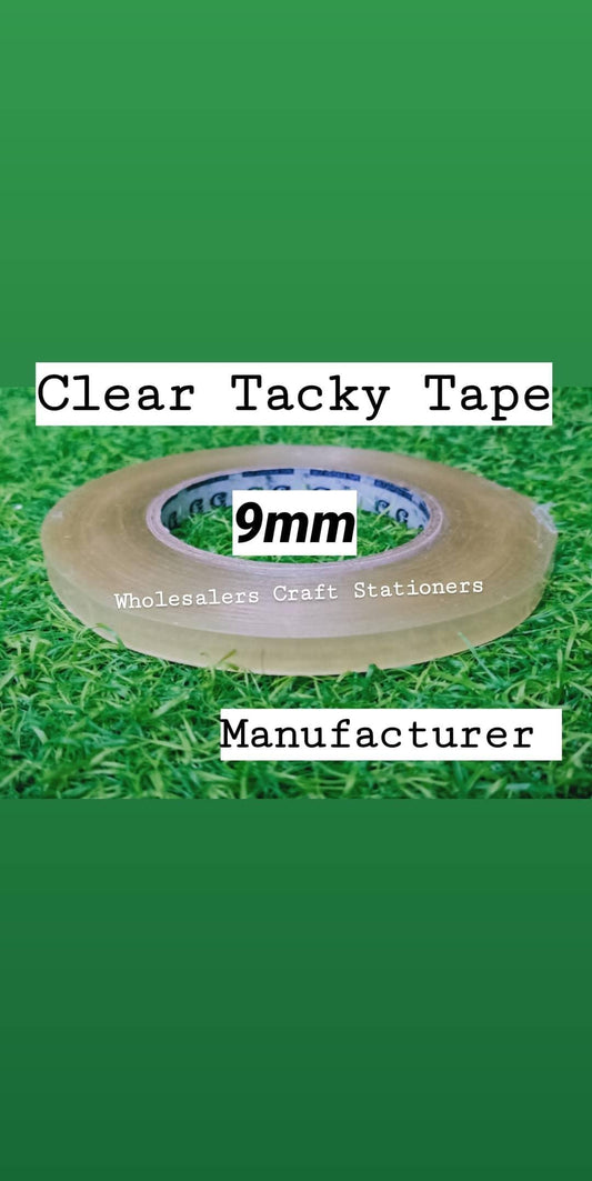 Clear Tacky Tape - 9mm