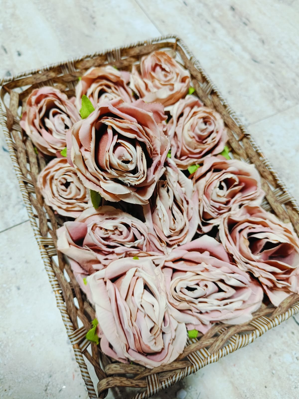 Artificial Big Rose Flower 3inch - 5pc
