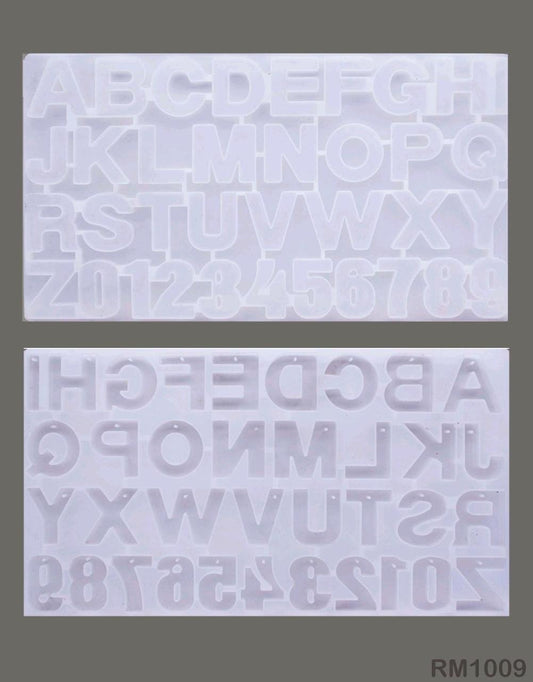 A To Z Alphabet Mould with Hole - RM1009