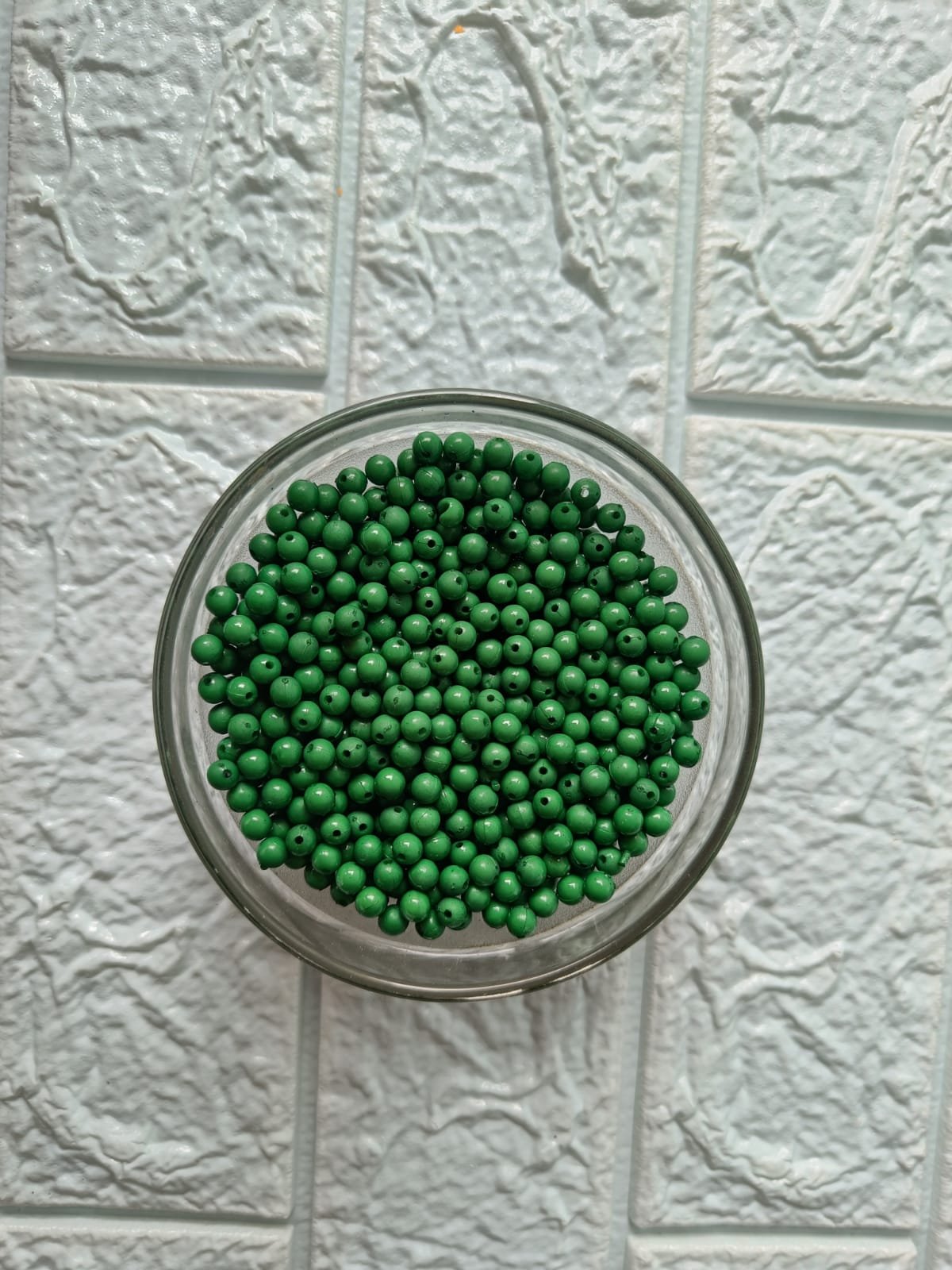 Moti /Pearls /Beads – Dark Green (100gm) – 6mm