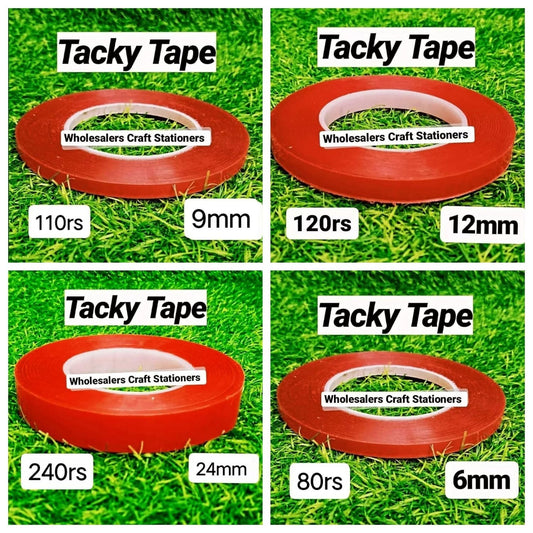 Red Tacky Tape Combo 12pcs - Free Shpping