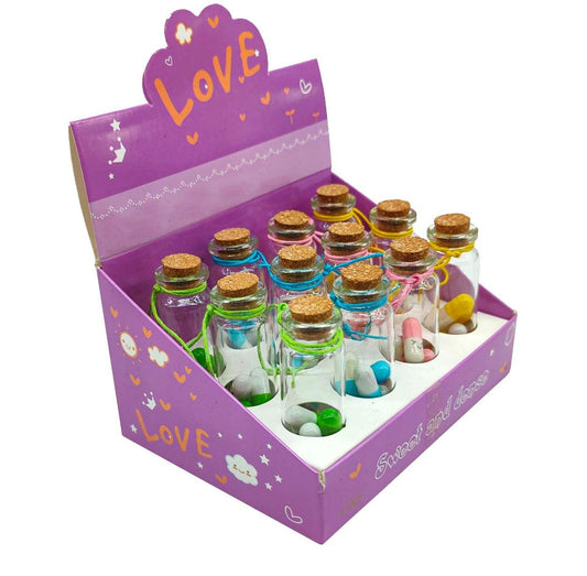 Message Bottle (7cm) - 12pc