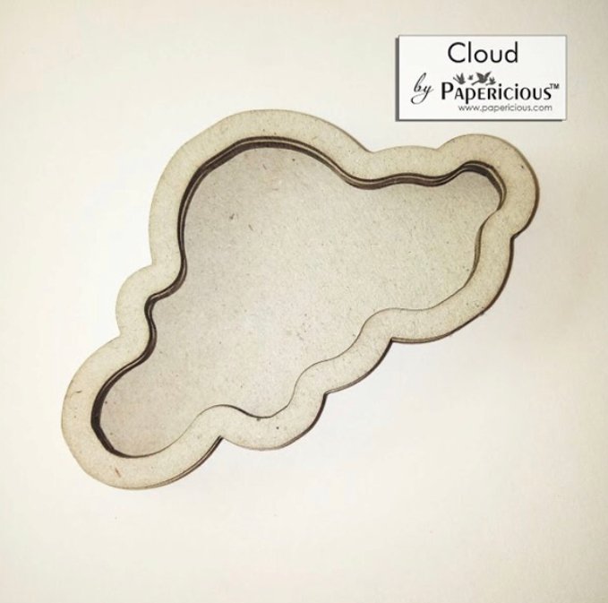 Cloud – Papericious Ready To Use- 3D Shaker Chippis