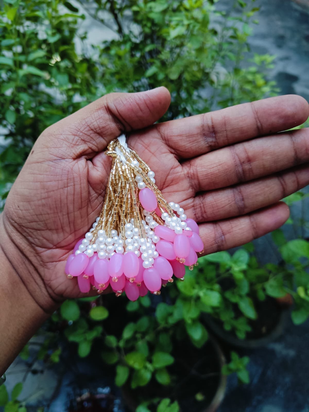 Pink Golden Latkan - 10pc